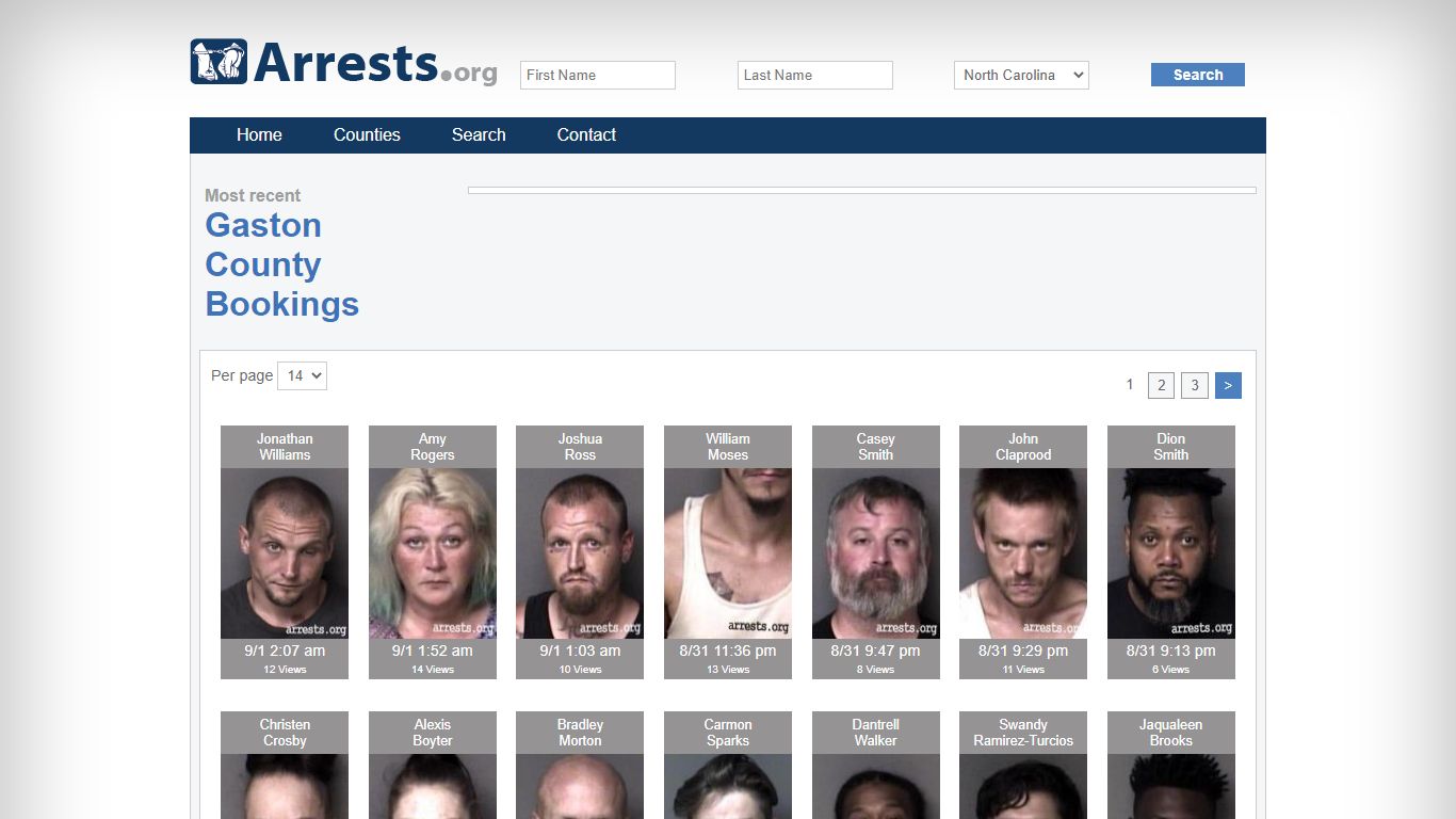 Gaston County Arrests and Inmate Search